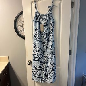 NWT Bellambra 100% pure linen sundress size S Tye Dye pattern, made in Italy